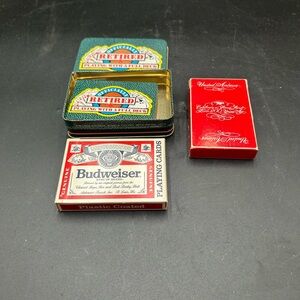 Budweiser, united airlines and Retired Playing Cards Set
